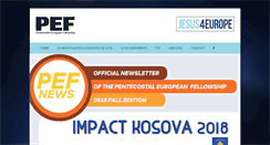 Desktop Screenshot of pef.eu