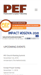Mobile Screenshot of pef.eu
