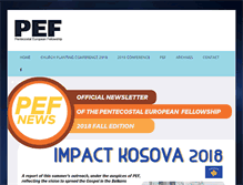 Tablet Screenshot of pef.eu